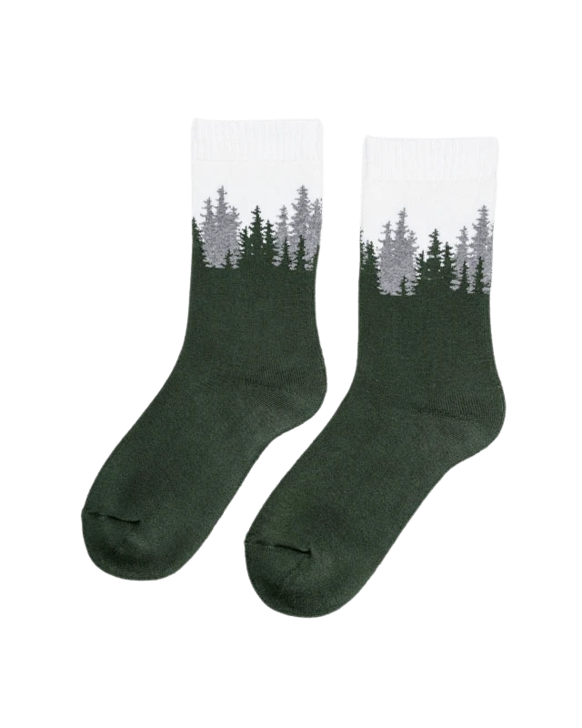 TreeSocks Cosy Double Forest Green 1 TreeSocks Cosy Double Forest Green