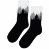 TreeSocks Cosy Double Forest Black