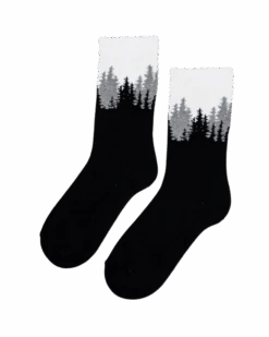 TreeSocks Cosy Double Forest Black