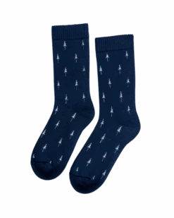 TreeSocks Cosy Allover Navy