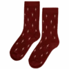TreeSocks Cosy Allover Bordeaux
