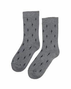 TreeSocks Cosy Allover Grey-Navy