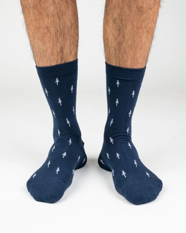 TreeSocks Standard Allover Navy 2 TreeSocks Standard Allover Navy – Bild 2