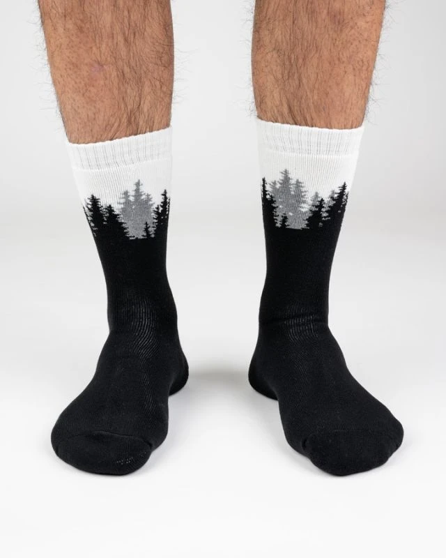 TreeSocks Cosy Double Forest Black 2 TreeSocks Cosy Double Forest Black – Bild 2