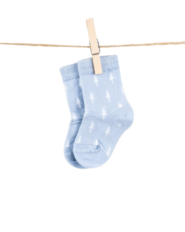 TreeSocks Kids Allover Light Blue 1 TreeSocks Kids Allover Light Blue