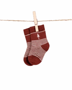 TreeSocks Kids Stripes Red