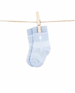 TreeSocks Kids Stripes Light Blue