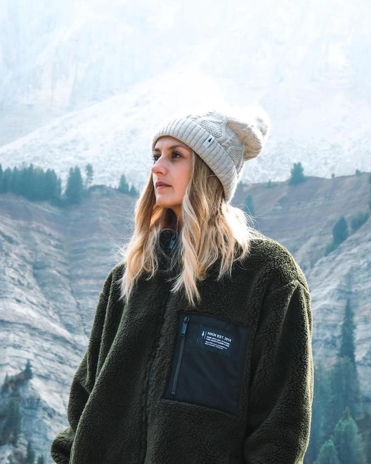 Treeanie Cable Knit PomPom Chalk 2 Treeanie Cable Knit PomPom Chalk – Bild 2