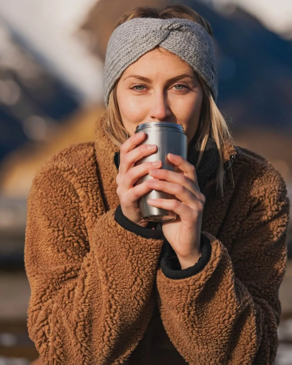 TreeHeadband Twist Cosy Cool Grey Mel 2 TreeHeadband Twist Cosy Cool Grey Mel – Bild 2