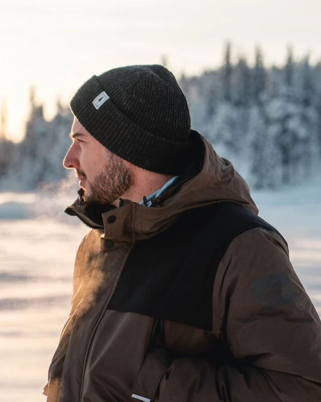 Treeanie Ribbed Black Mel 2 Treeanie Ribbed Black Mel – Bild 2