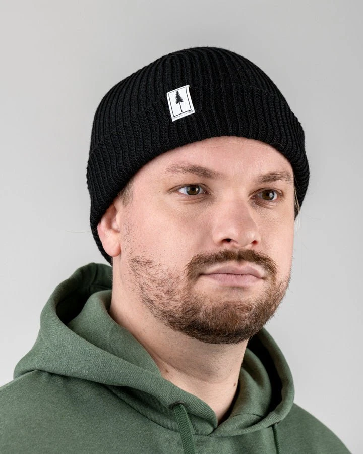 Treeanie Ribbed Black 3 Treeanie Ribbed Black – Bild 3