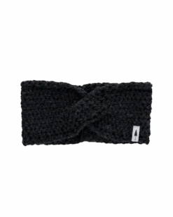 TreeHeadband Knitted Twist Black Mel