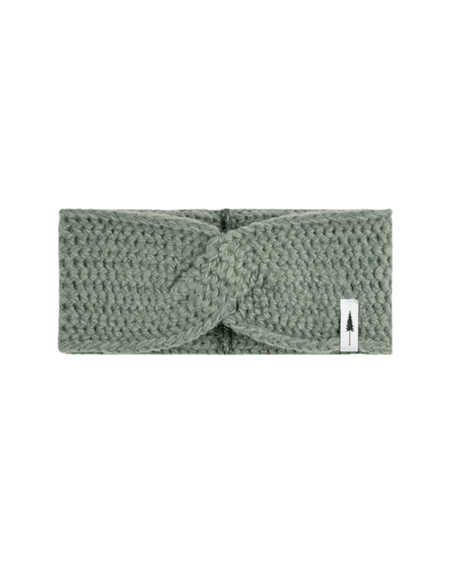 TreeHeadband Knitted Twist Sage 1 TreeHeadband Knitted Twist Sage