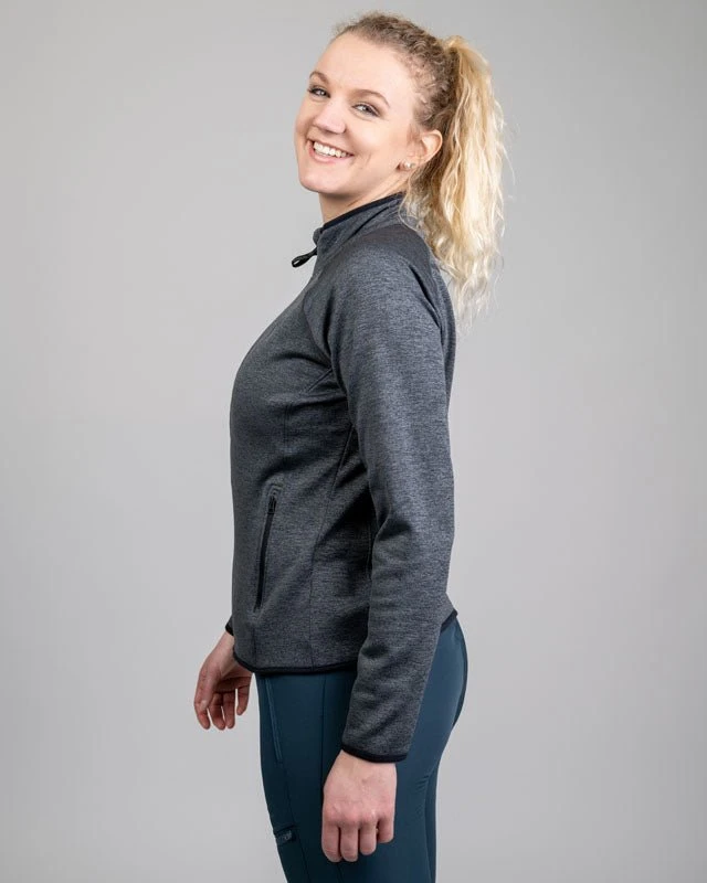 TreeJacket Fleece Outdoor Women Anthracite Mel 4 TreeJacket Fleece Outdoor Women Anthracite Mel – Bild 4