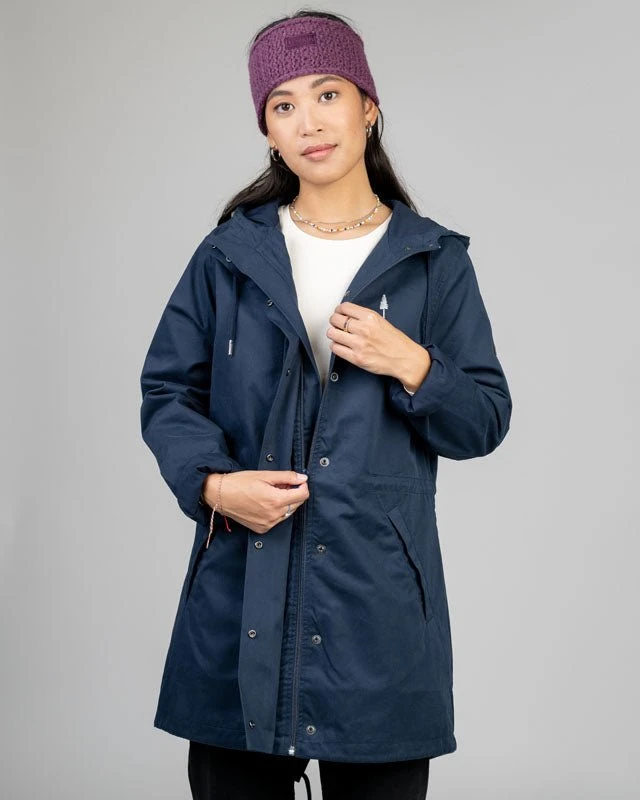 TreeJacket Parka Women Navy 4 TreeJacket Parka Women Navy – Bild 4