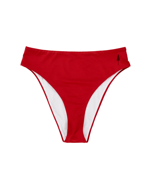 Treekini Bottom High Waist Women Bloodstone Red 1 Treekini Bottom High Waist Women Bloodstone Red