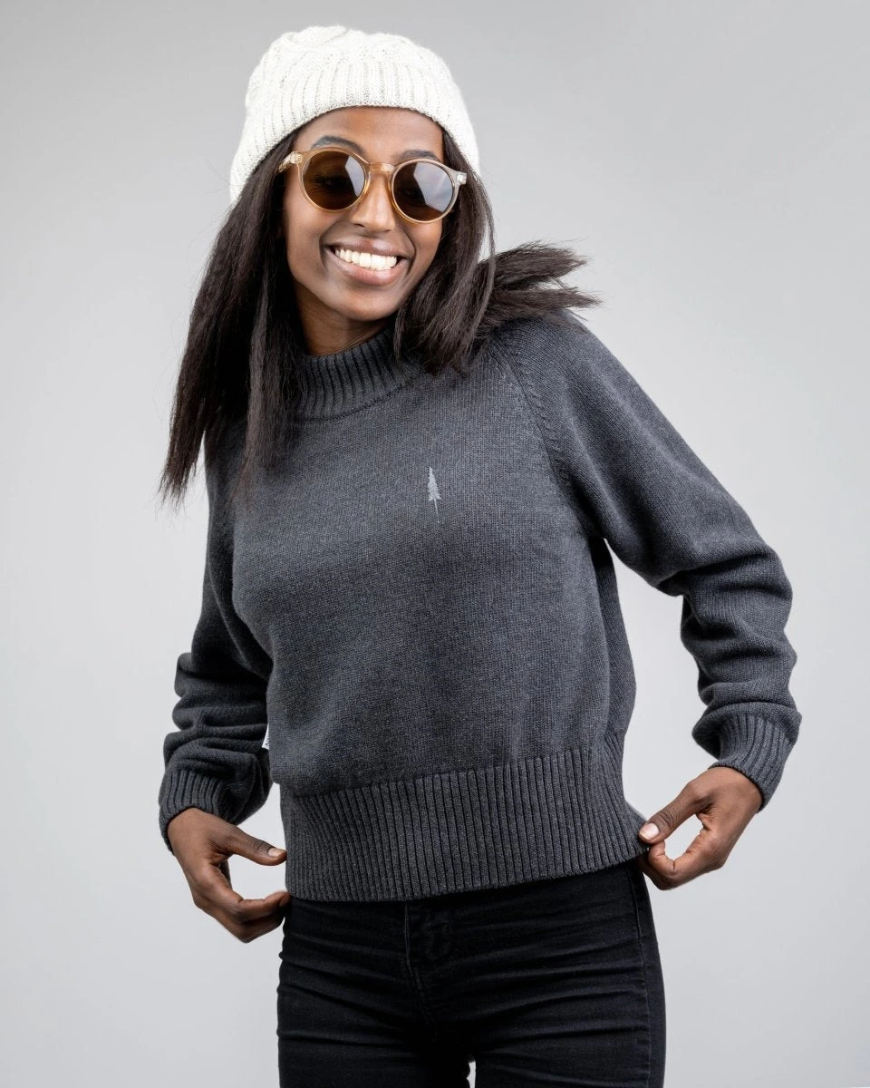 TreePullover Cosy Women Anthracite Mel 5 TreePullover Cosy Women Anthracite Mel – Bild 5