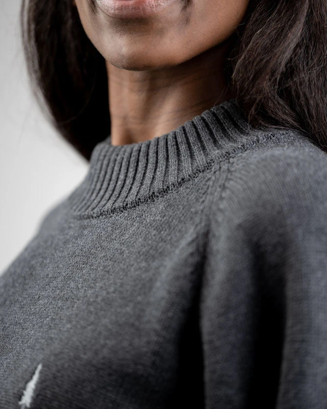 TreePullover Cosy Women Anthracite Mel 7 TreePullover Cosy Women Anthracite Mel – Bild 7