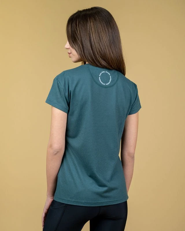 TreeShirt Circular Women Petrol-Green 6 TreeShirt Circular Women Petrol-Green – Bild 6