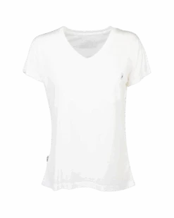TreeShirt Pocket V-Neck Women White