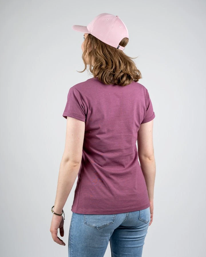 TreeShirt Pocket Women Bordeaux Mel 3 TreeShirt Pocket Women Bordeaux Mel – Bild 3