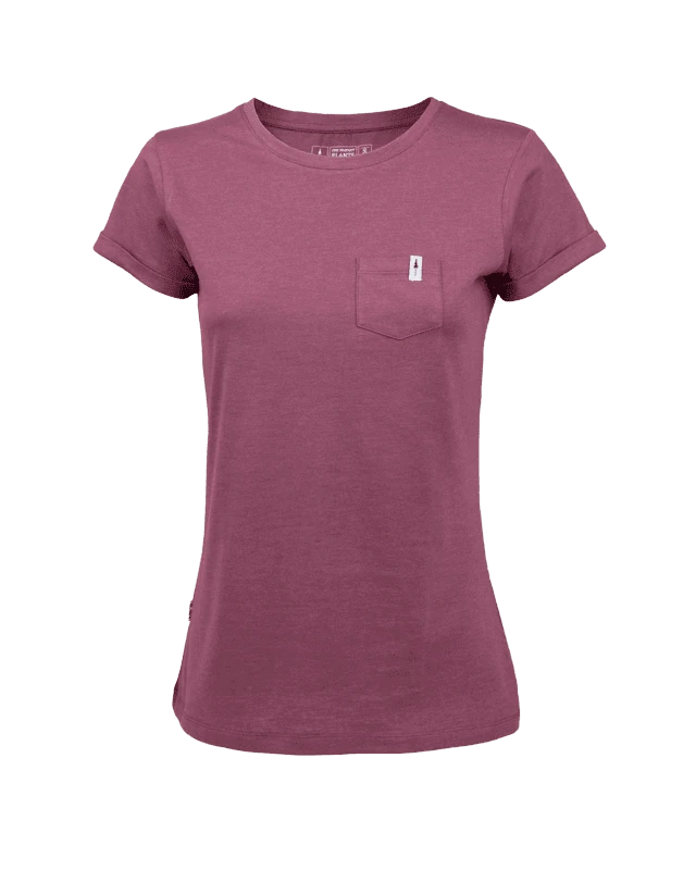 TreeShirt Pocket Women Bordeaux Mel 1 TreeShirt Pocket Women Bordeaux Mel