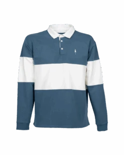 TreeShirt Rugby Marine Teal-White