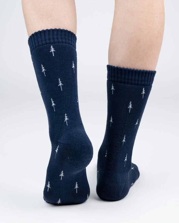 TreeSocks Cosy Allover Navy 2 TreeSocks Cosy Allover Navy – Bild 2