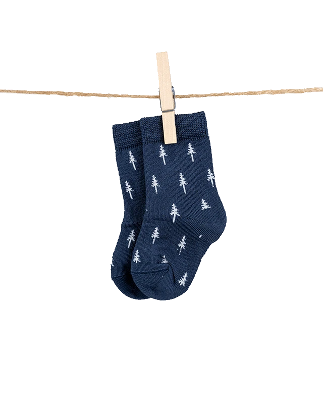 TreeSocks Kids Allover Navy 1 TreeSocks Kids Allover Navy