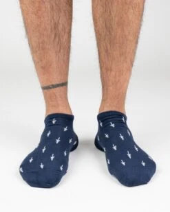 TreeSocks Short Allover Navy -Nikin treesocks short allover 106140301 568881