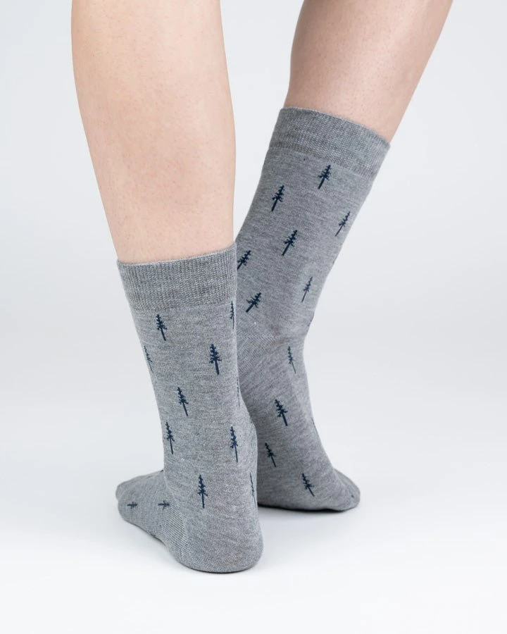 TreeSocks Standard Allover Navy-Grey 2 TreeSocks Standard Allover Navy-Grey – Bild 2