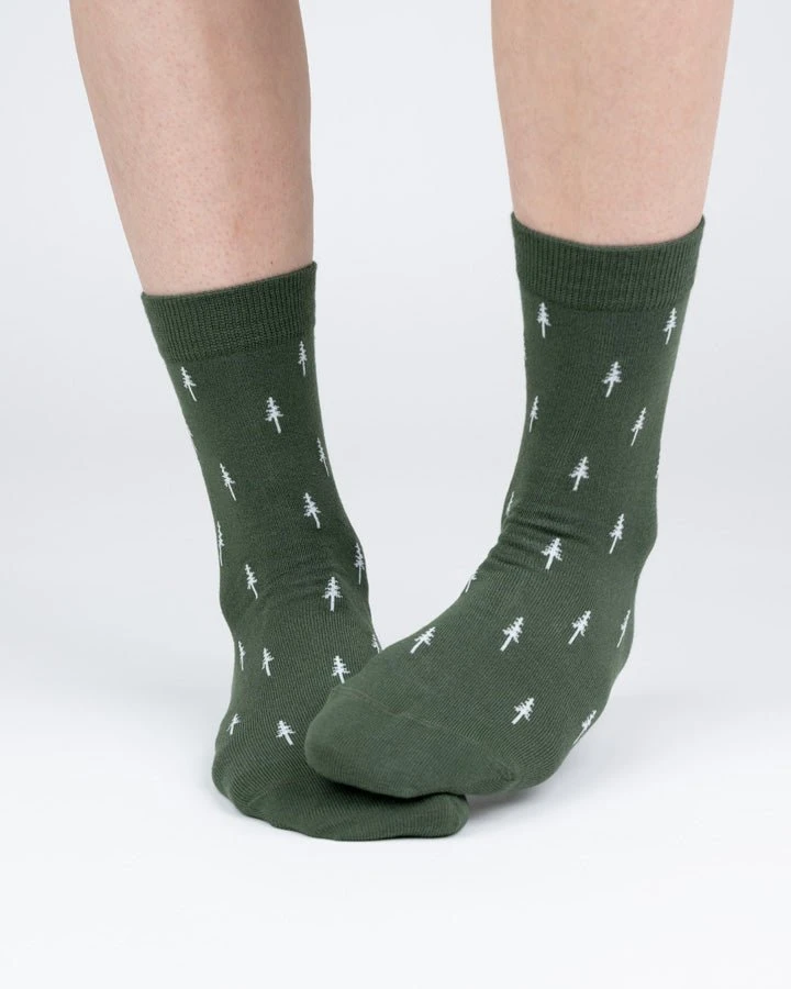 TreeSocks Standard Allover Green 2 TreeSocks Standard Allover Green – Bild 2