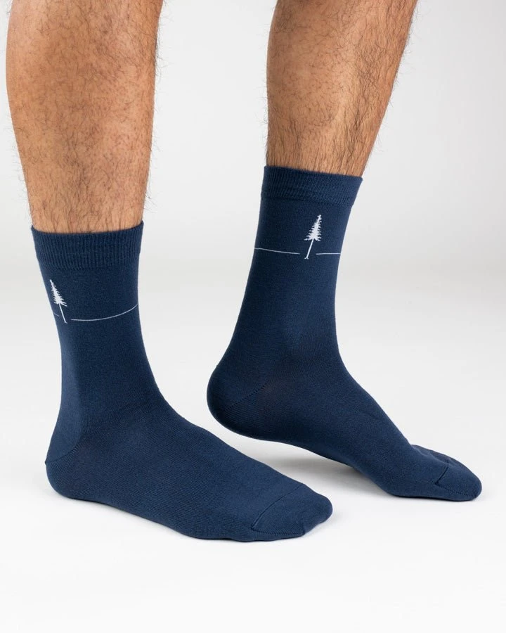 TreeSocks Standard Single Navy 2 TreeSocks Standard Single Navy – Bild 2