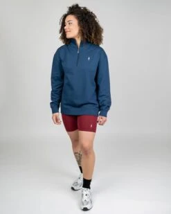 TreeSweater Quarter Zip Midnight Blue -Nikin treesweater quarter zip 153942802 912427 9f0fad5e f226 4622 ad60 79a16a4c2f22